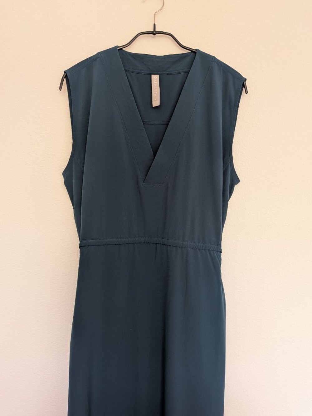 Athleta Teal Marlow Maxi Dress in Size Small